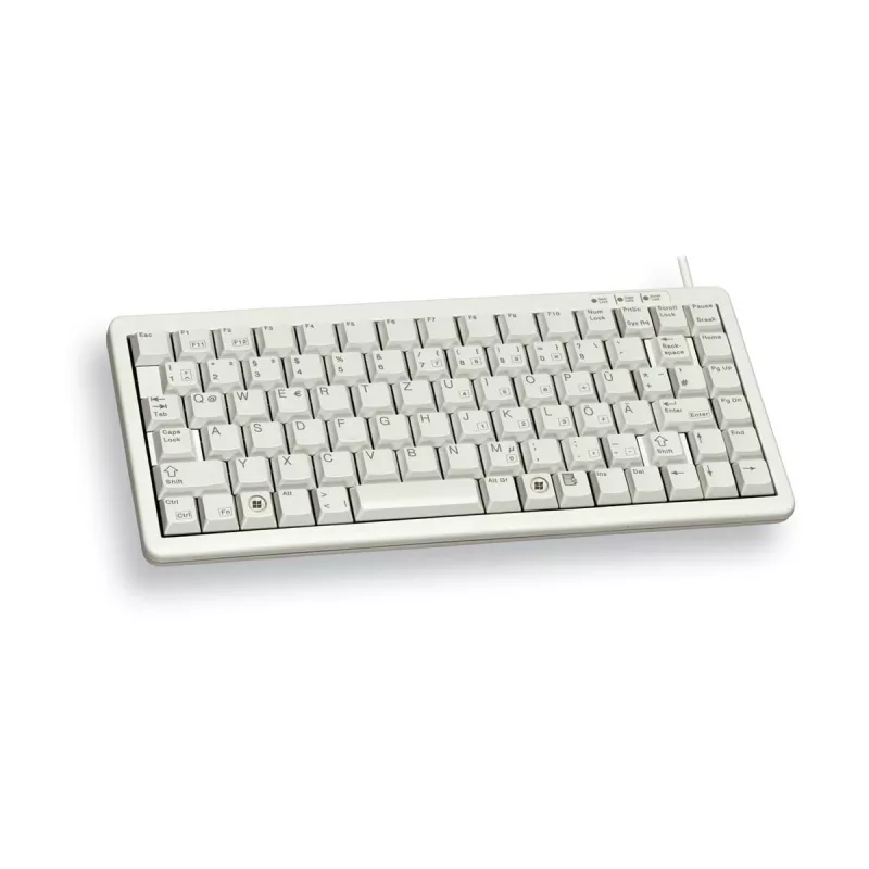 Tastiera CHERRY Compact G84-4100, grigio chiaro, CH USB + PS/2