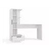 Set scrivania + libreria Cosmo, bianco