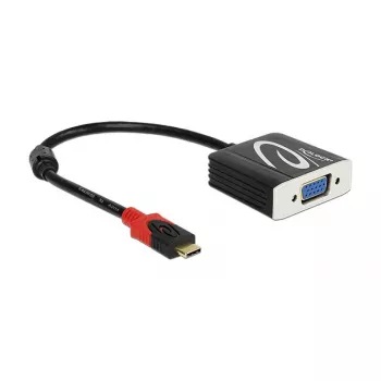 Adattatore per cavo video DeLOCK 62994 USB Type-C a VGA 0,2 m nero
