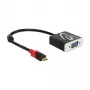 Adattatore per cavo video DeLOCK 62994 USB Type-C a VGA 0,2 m nero