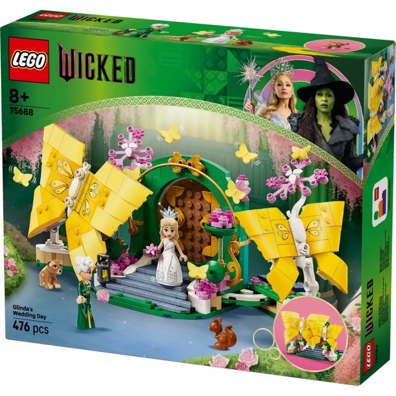 Set LEGO Wicked 75688 Il giorno del matrimonio di Glinda — set a tema, modello 75688