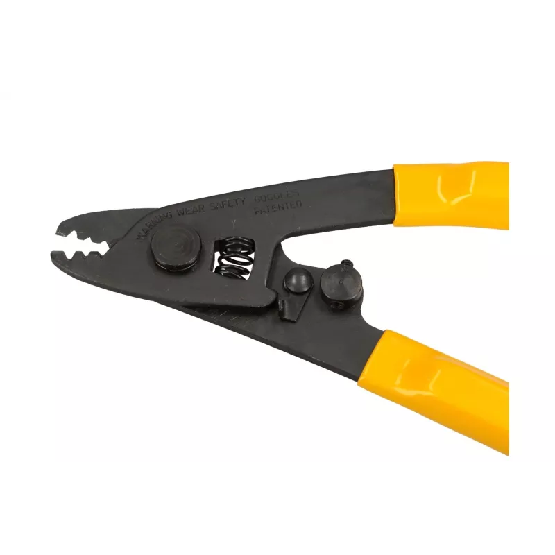 Spelafili per fibra ottica Extralink CFS-3 per fibre da 2–3 mm, 0,9 mm e 0,125 mm, nero/giallo