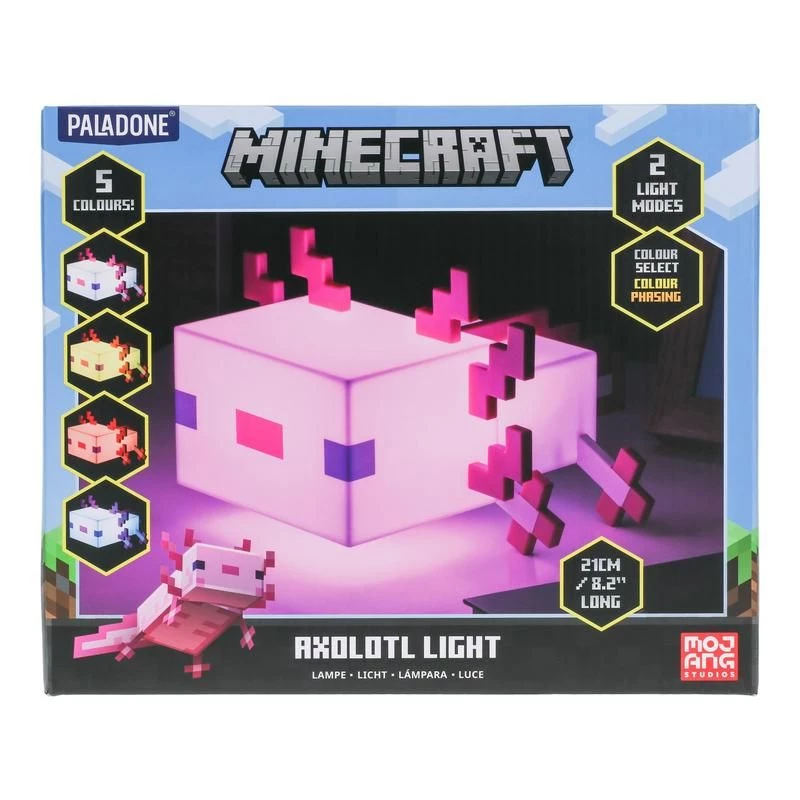 Luce Paladone Minecraft Axolotl