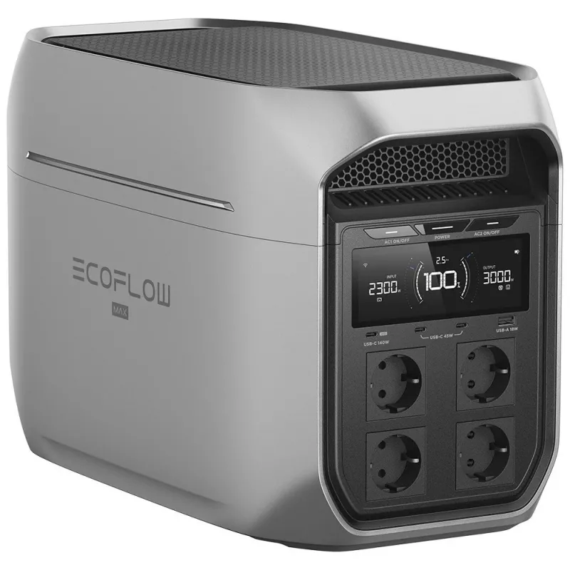 EcoFlow DELTA 3 Max Plus power station portatile, 2048 Wh, 3000 W (5016401016)