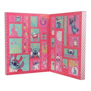 Calendario dell'avvento Paladone Stitch Stationery 24 giorni con 24 articoli di cancelleria unici