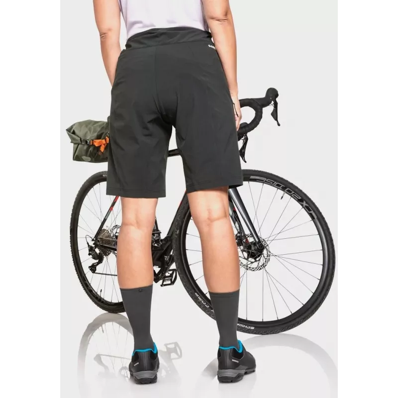 Pantaloncini da ciclismo Schöffel Danube – donna, nero, taglia S