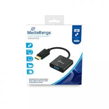 Adattatore per cavo video MediaRange MRCS173 0,15m VGA DisplayPort nero