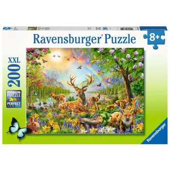 Puzzle per bambini Graceful Deer Family (200 pezzi)