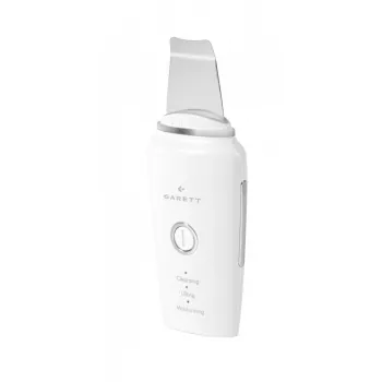 Dispositivo per peeling cutaneo a ultrasuoni Garett Beauty Refresh Scrub, bianco