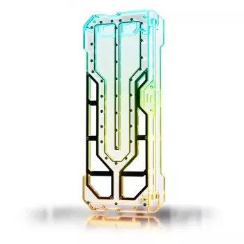 Case per computer Singularity Spectre 4 Aevum Elite Acrylic — trasparente/nero a contrasto
