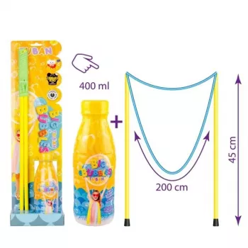 Corda per bolle di sapone giganti + liquido 400 ml