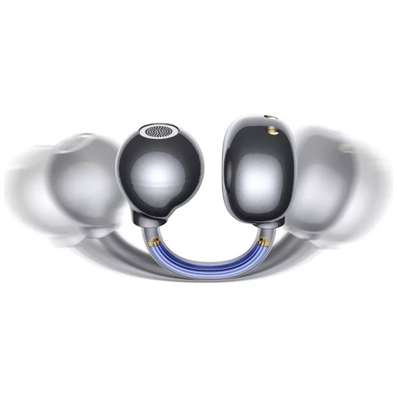 Cuffie Bluetooth R02 Clip-on grigie