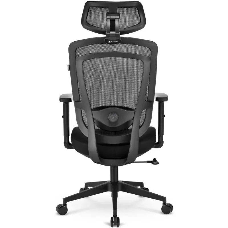Sedia da ufficio Sharkoon OfficePal C10 – nero, design ergonomico, regolabile in altezza