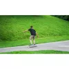 Longboard Muuwmi Lights GLOW ABEC 7 con ruote luminose, nero/verde
