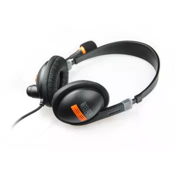 Cuffie NATEC Drone con archetto cablate per telefonate/musica nero, arancione