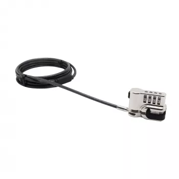 Lucchetto per cavo DICOTA D31742 argento 2 m con combinazione