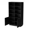 Libreria Cama LIVERTI 100x42x171 nero