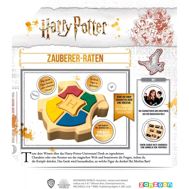 Harry Potter - Wizard Guessing Game, gioco quiz