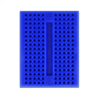 Breadboard DELOCK 18322, scheda prototipo in plastica, blu, 36×46×10 mm
