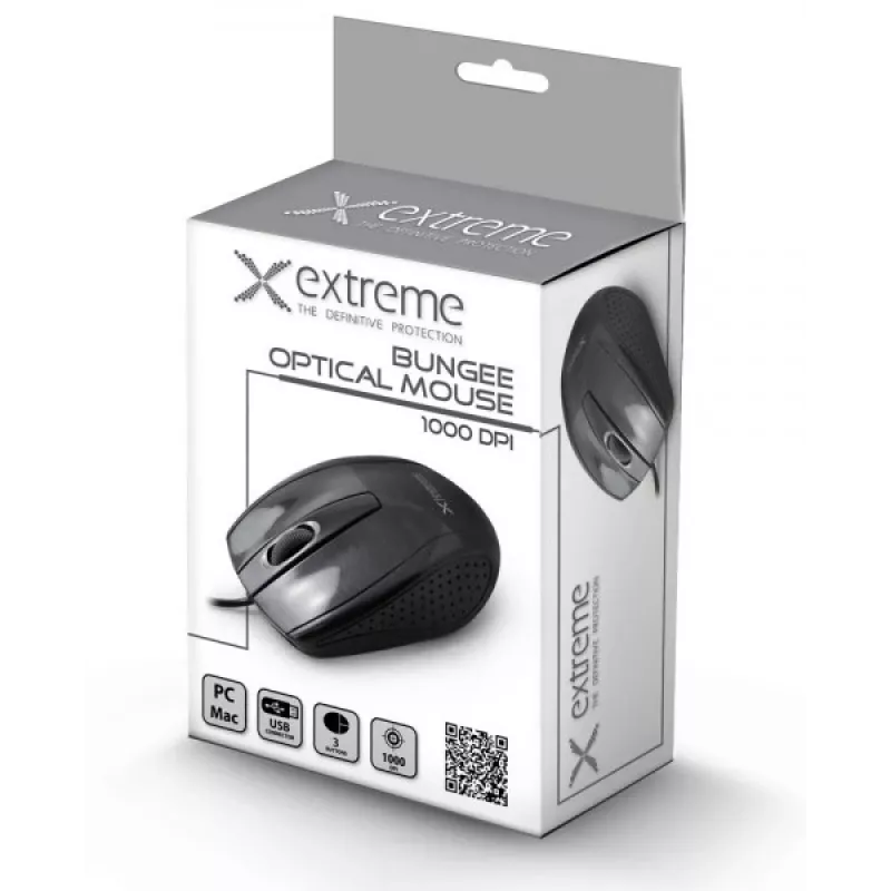 Extreme XM110K Mouse USB Type-A ottico 1000 DPI destrimani