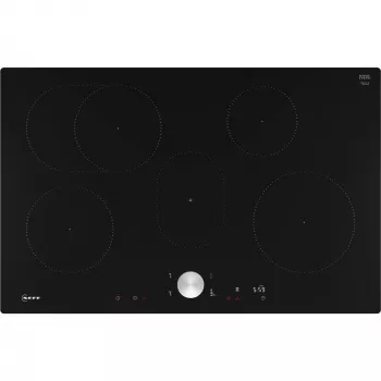 Neff N 90 nero da incasso 80 cm piano cottura a induzione con 5 zone
