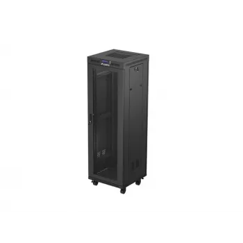Armadio rack 19 pollici a pavimento LANBERG FF01-6637-23BL 37U 600x600 nero