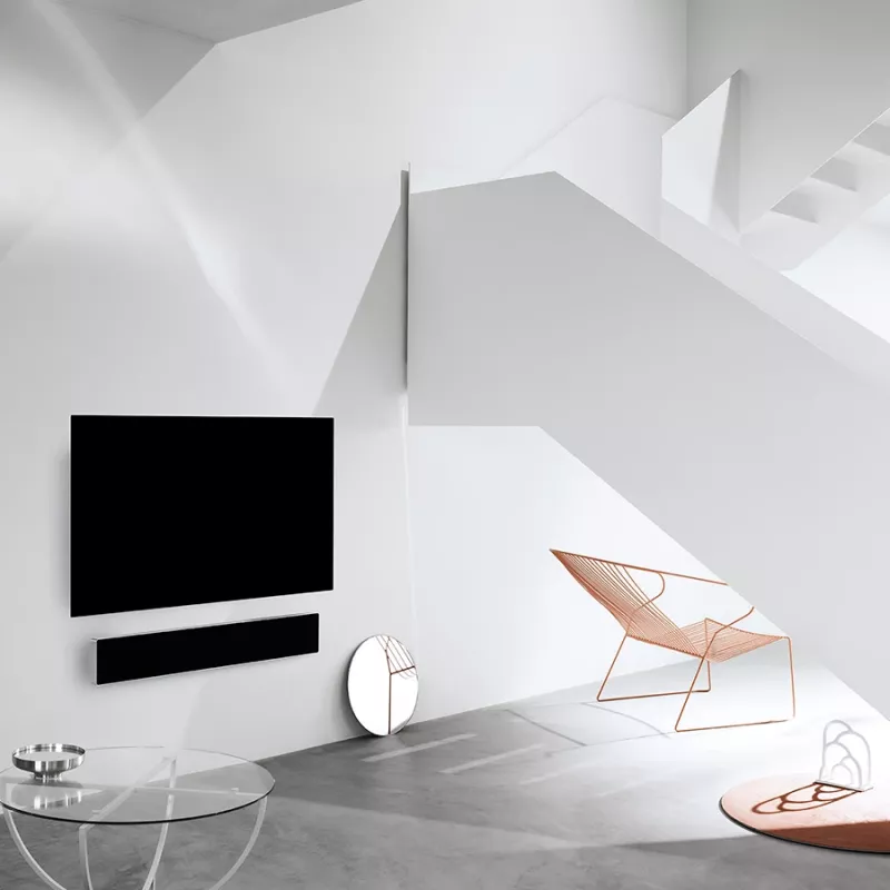 Soundbar Bang & Olufsen Beosound Stage Dolby Atmos nero argento