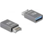 DeLOCK 67230 adattatore cavo USB Type-E a USB Type-A grigio