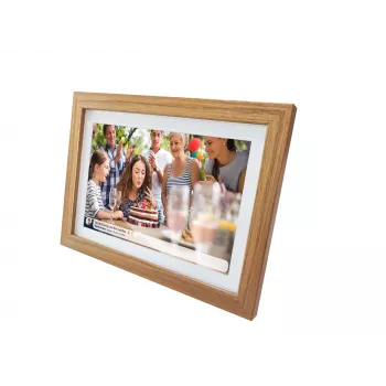 Denver cornice con FRAMEO 10.1 16GB legno chiaro