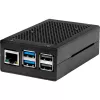 Joy-IT RB-AlucaseP5-01B case per SBC Raspberry Pi alluminio nero (RB-AlucaseP5-01B)