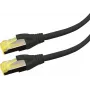 LOGON Premium APR6A015BL cavo di rete, Cat6a, S/FTP (S-STP), 1,5 m, nero