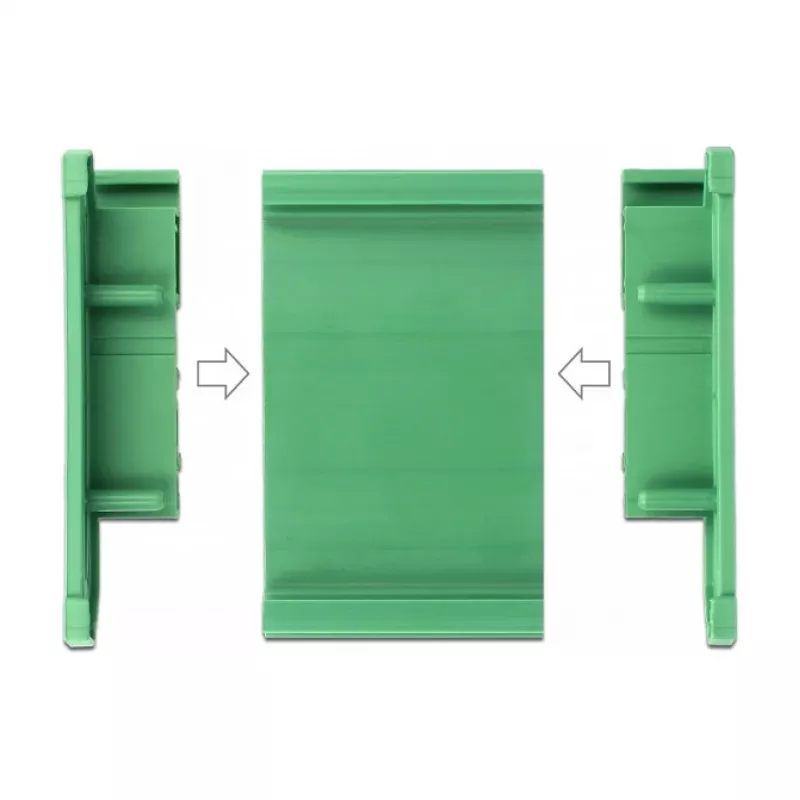 Kit di montaggio DeLOCK 65984 verde plastica