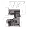 Macchina da cucire overlock SINGER 14HD854 Heavy Duty elettrica 120 W grigio