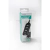Hub USB VAKOSS TC-234UX — hub USB 2.0 a 4 porte, alimentazione DC (5 V, 1 A), nero