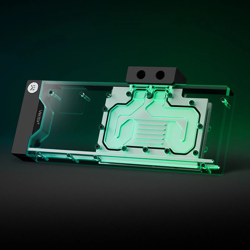 Water block EK Water Blocks nickel perspex nero grigio
