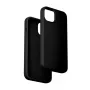 Custodia in silicone Vention KUFB0-20 per iPhone 15 Plus — nero, custodia protettiva sottile