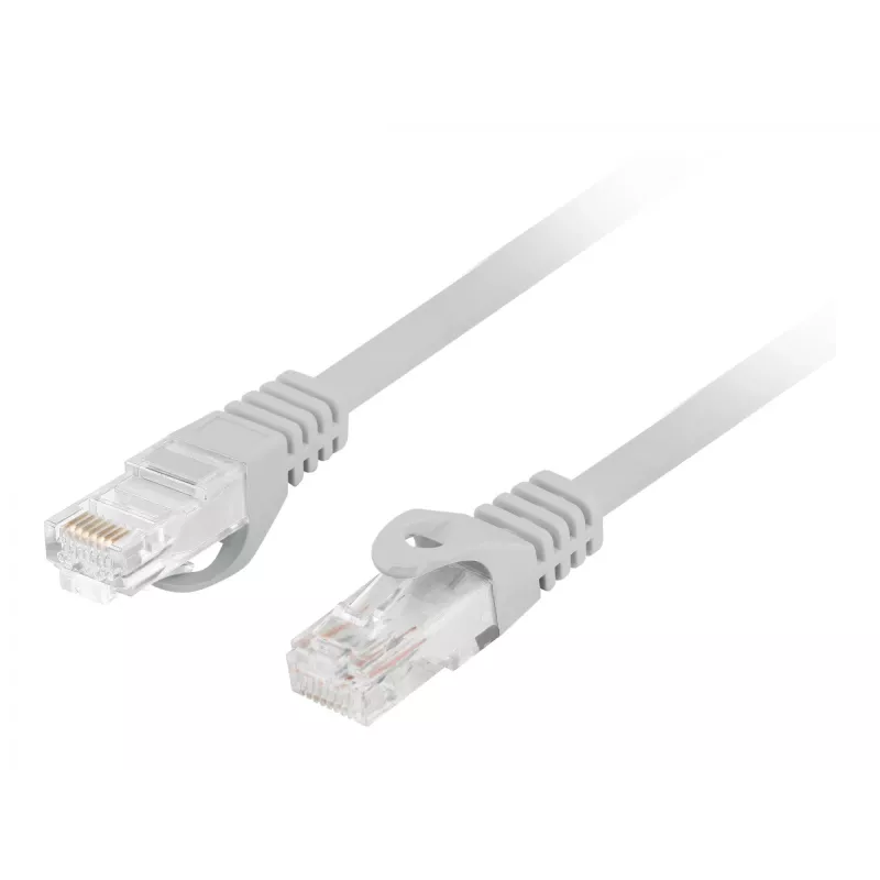Cavo di rete LANBERG PCU6-10CU-1000-S Cat6 U/UTP RJ-45 straight-through 10 m grigio