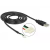 Cavo per fotocamera DeLOCK 95986 1,5 m nero