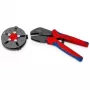 Pinza crimpatrice Knipex 97 33 03 MultiCrimp per connettori PV MC4 e MC4 EVO2