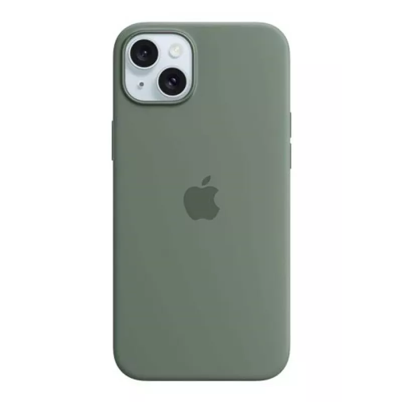 Apple iPhone 15 Plus custodia in silicone con MagSafe - Cypress
