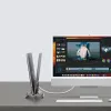 Supporto a gravità per MacBook grigio