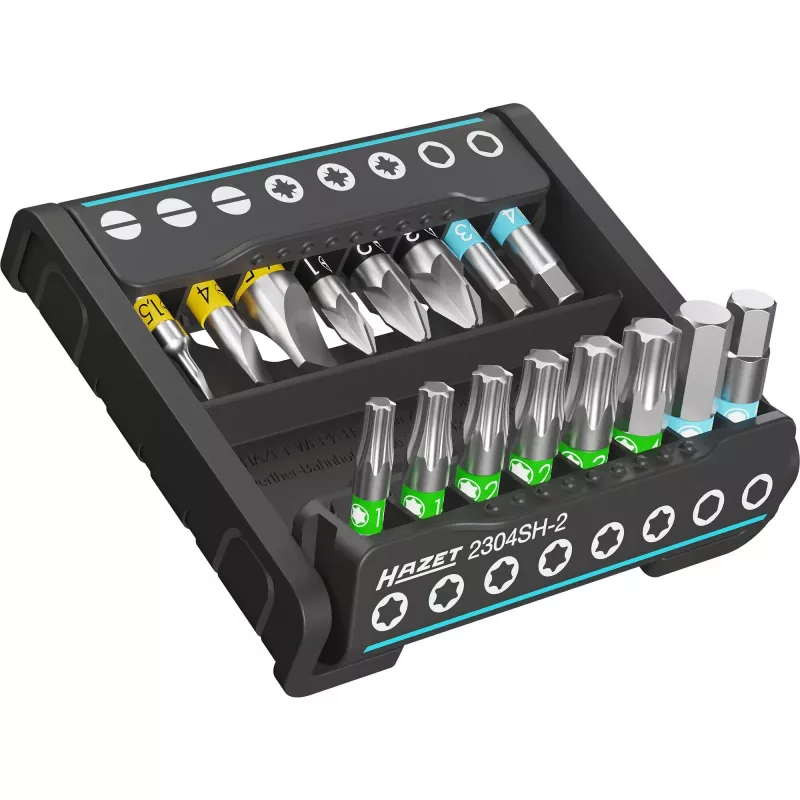 HAZET 2304SH-2 set di punte 16 pezzi taglio Torx interno Phillips
