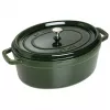 Staub La Cocotte 33 cm tegame ovale in ghisa, verde basilico