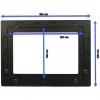 Cornice per tablet ALLNET ALLTCover10NWv1 — bianco, 309 × 228 mm, 280 g