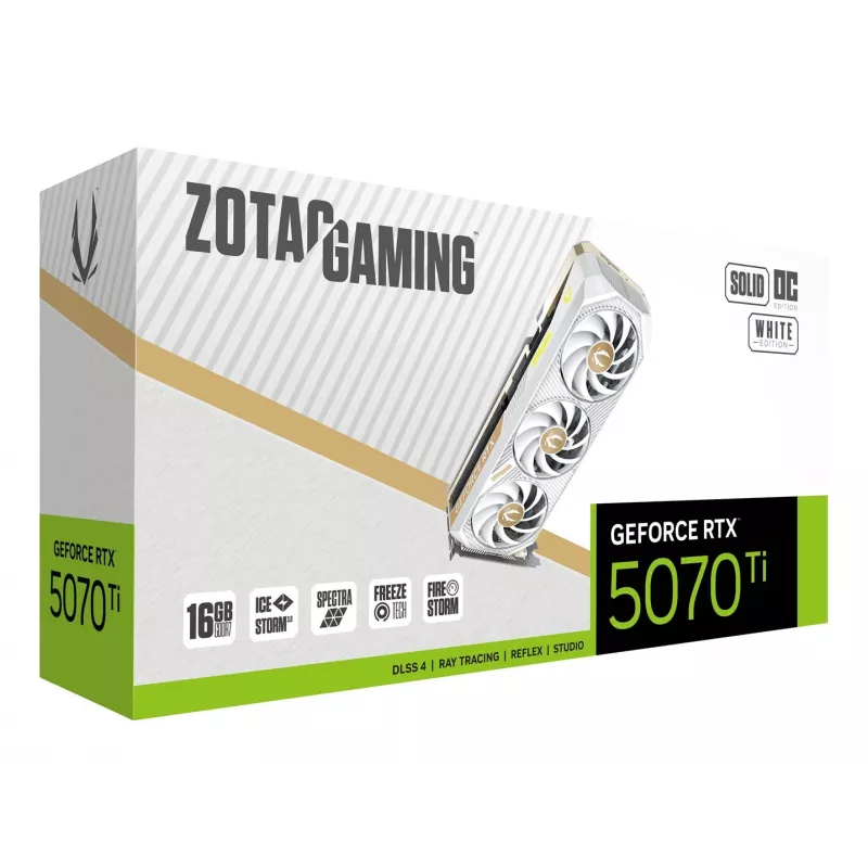 Scheda grafica ZOTAC GAMING GeForce RTX 5070 Ti SOLID CORE OC 16GB GDDR7
