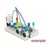 DeLOCK 18313 basetta sperimentale, 630/200 contatti, plastica, bianca