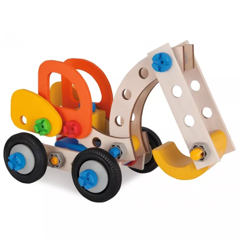 Costruzioni, escavatore, kit 90 pezzi