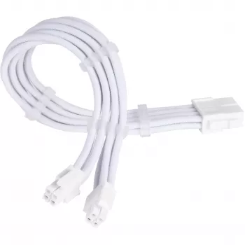 Cavo prolunga alimentazione SILVERSTONE EPS 12V 8 pin (30 cm) bianco SST-PP07E-EPS8W-V2