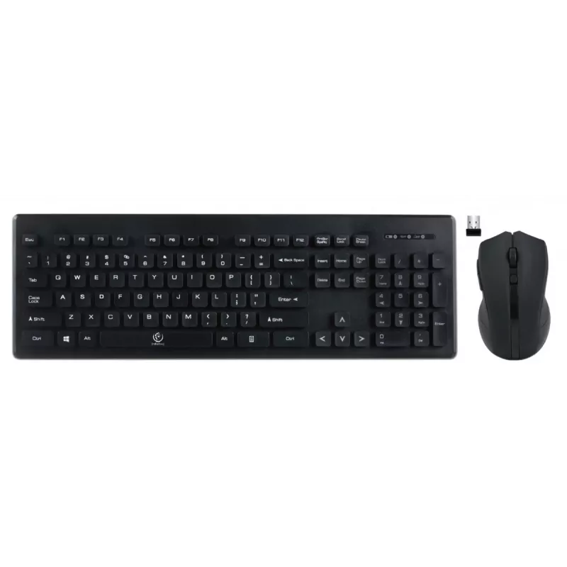 Set tastiera e mouse wireless Millenium