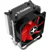 Xilence A402 dissipatore CPU 9,2 cm nero, rosso, argento